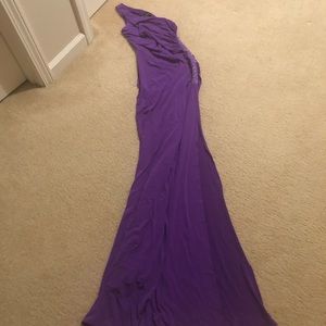 Beautiful Long purple evening gown